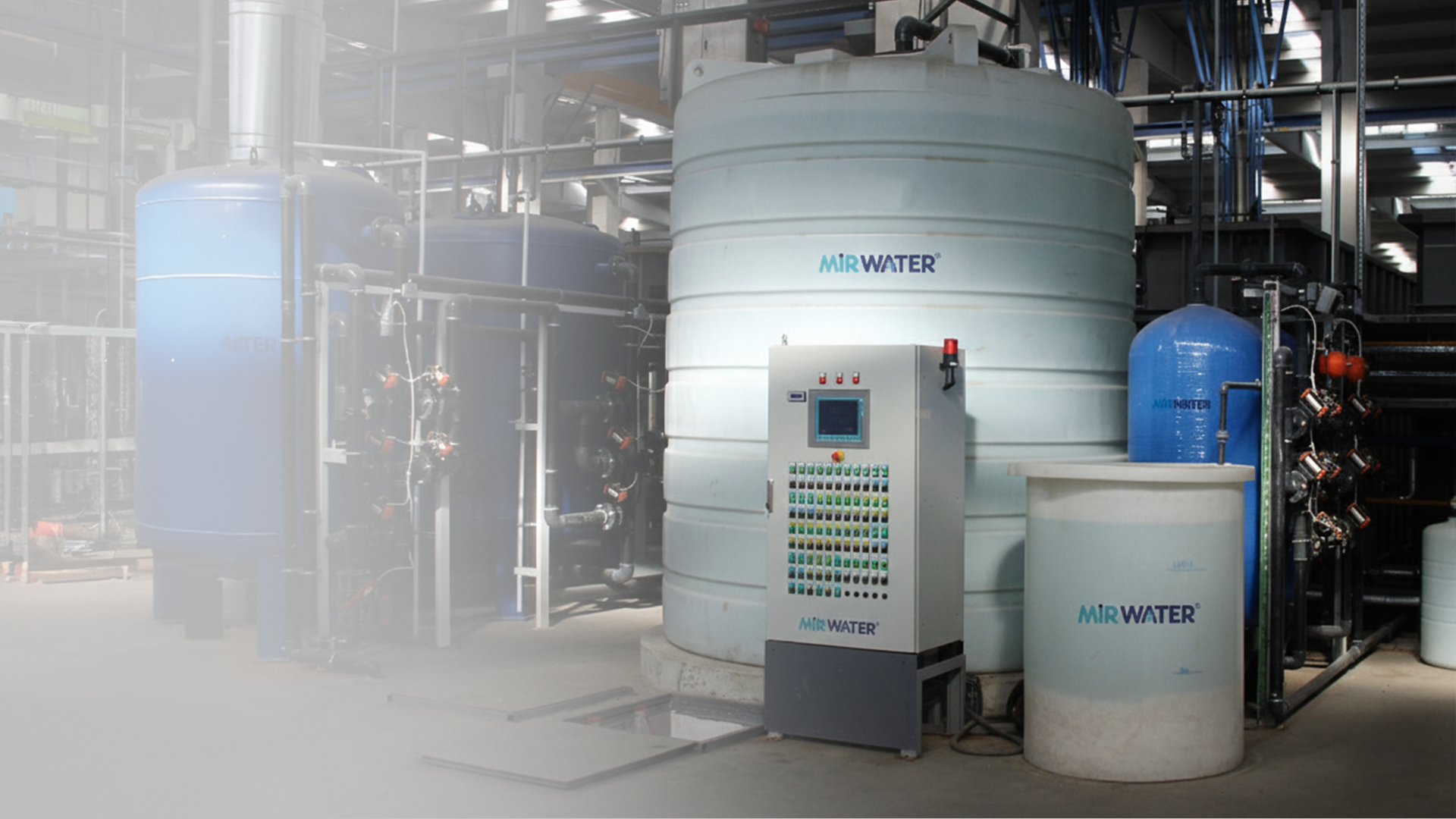 Mirwater markalı endüstriyel su arıtma sistemi